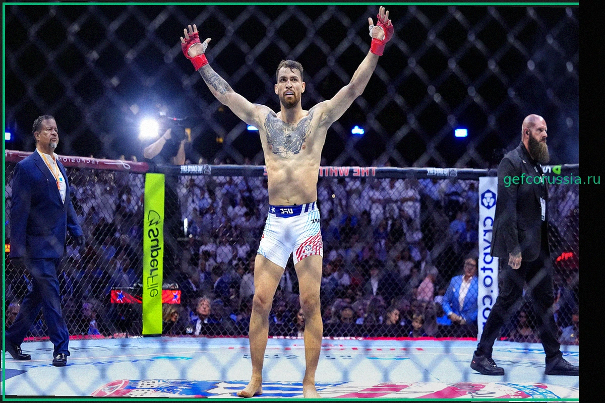 Маурисио Руффи сделал предложение после победы нокаутом на UFC White House Freedom 250