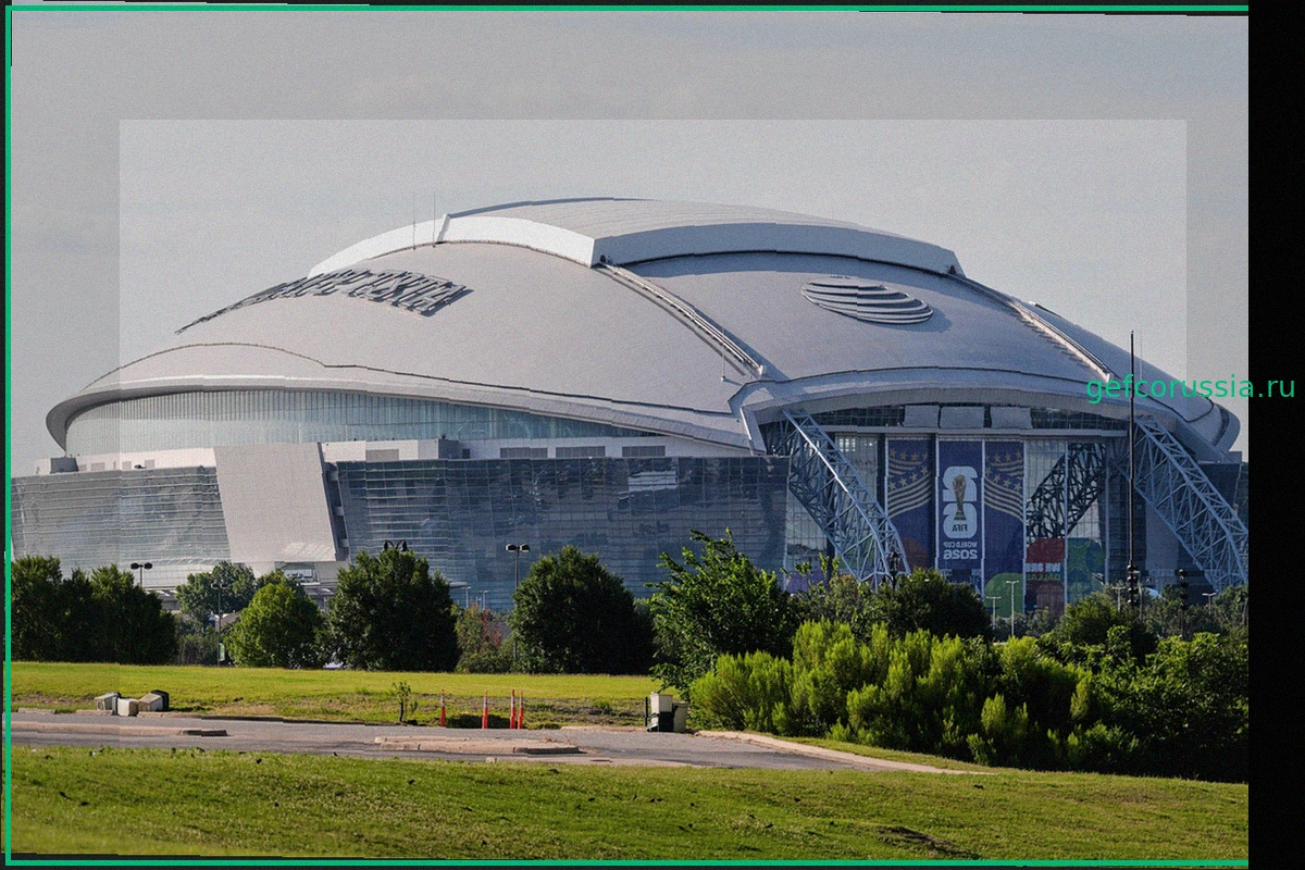 Cowboys' AT&T Stadium Gets Curtains for World Cup Match in Photo amid Jerry Jones Criticism
